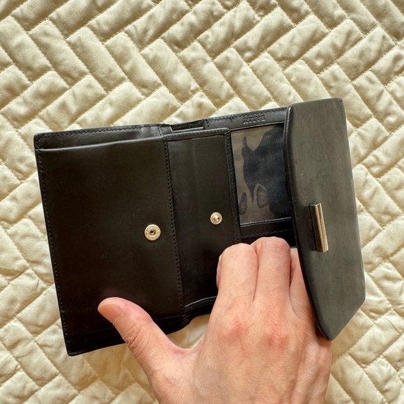 Vintage BALLY Black Leather Wallet - Picture 5 of 8